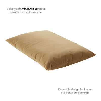 Charlie Corduroy Throw Dog Bed with Removable Cover