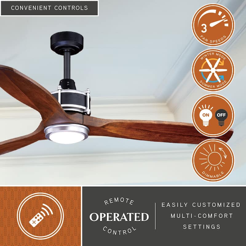 Curtiss 3-speed 52-inch Indoor or Outdoor Ceiling Fan