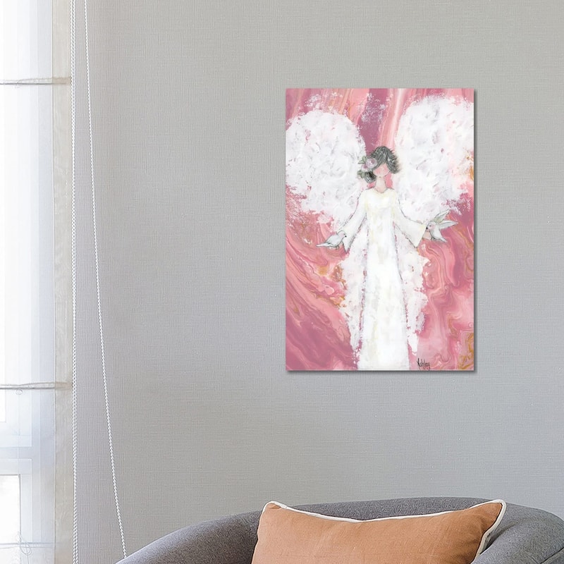 iCanvas "Peace Angel" by Ashley Bradley Canvas Print - 26x18x1.5