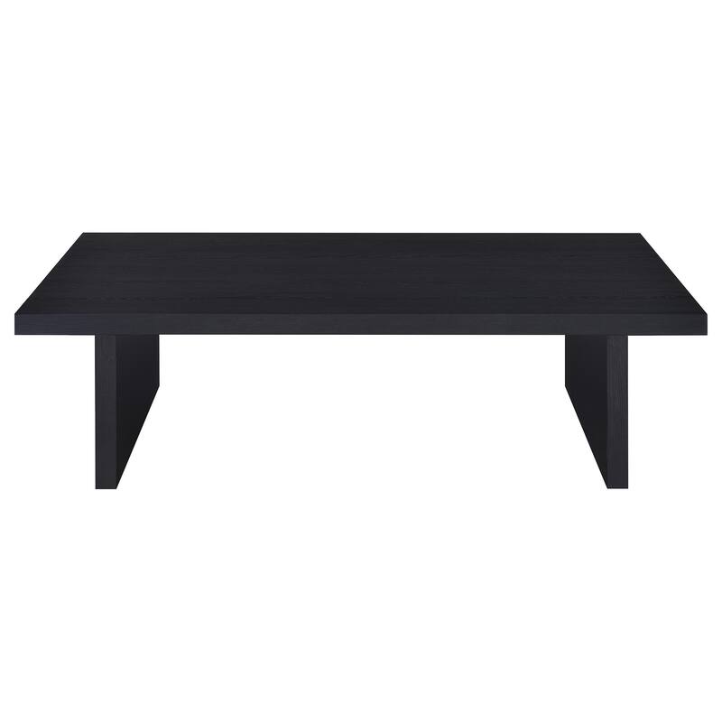Caroline Black 2-piece Rectangular Coffee and End Table Set