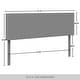 preview thumbnail 18 of 35, CraftPorch Corduroy Modern Upholstered Pleated Velvet Headboard