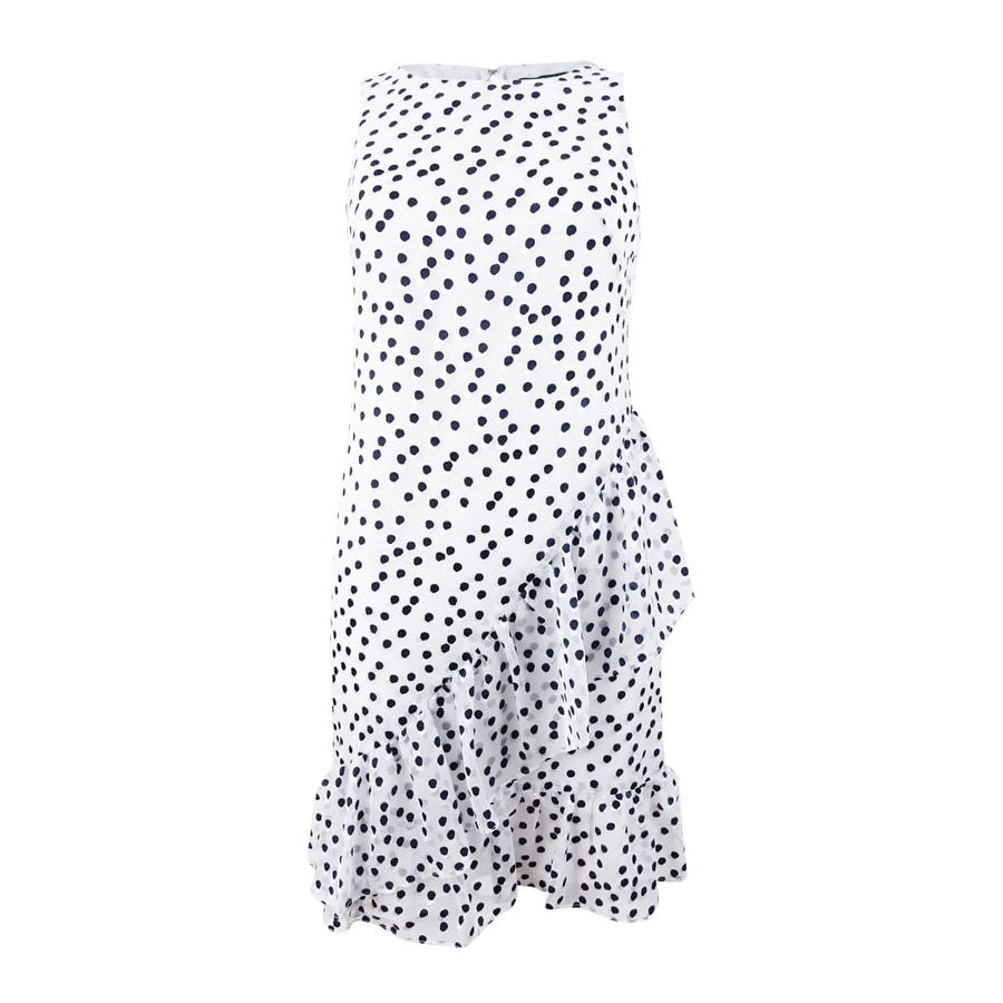 petite polka dot dress