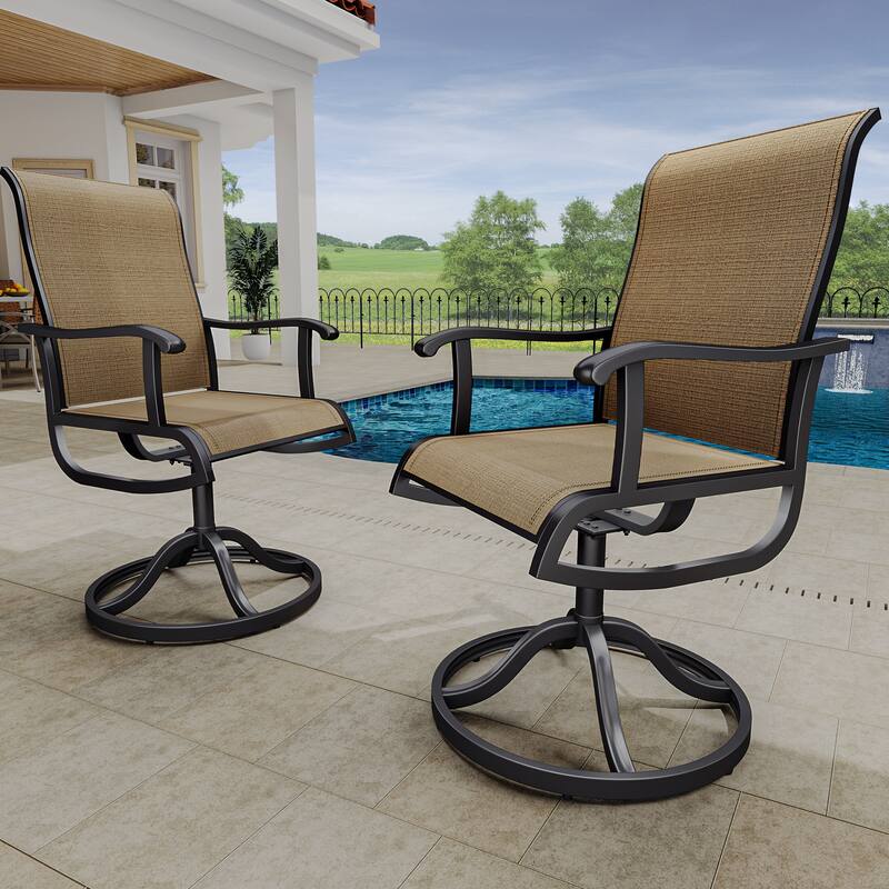 Leisure Swivel Patio Armchair (Set of 2)