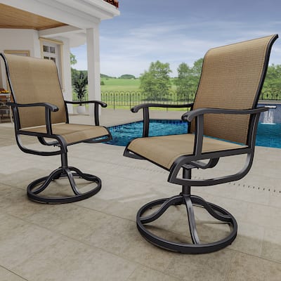 Leisure Swivel Patio Armchair (Set of 2)