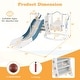 preview thumbnail 13 of 18, Costway Toddler Slide and Swing Set 4-in-1 Indoor Playground with - See Details
