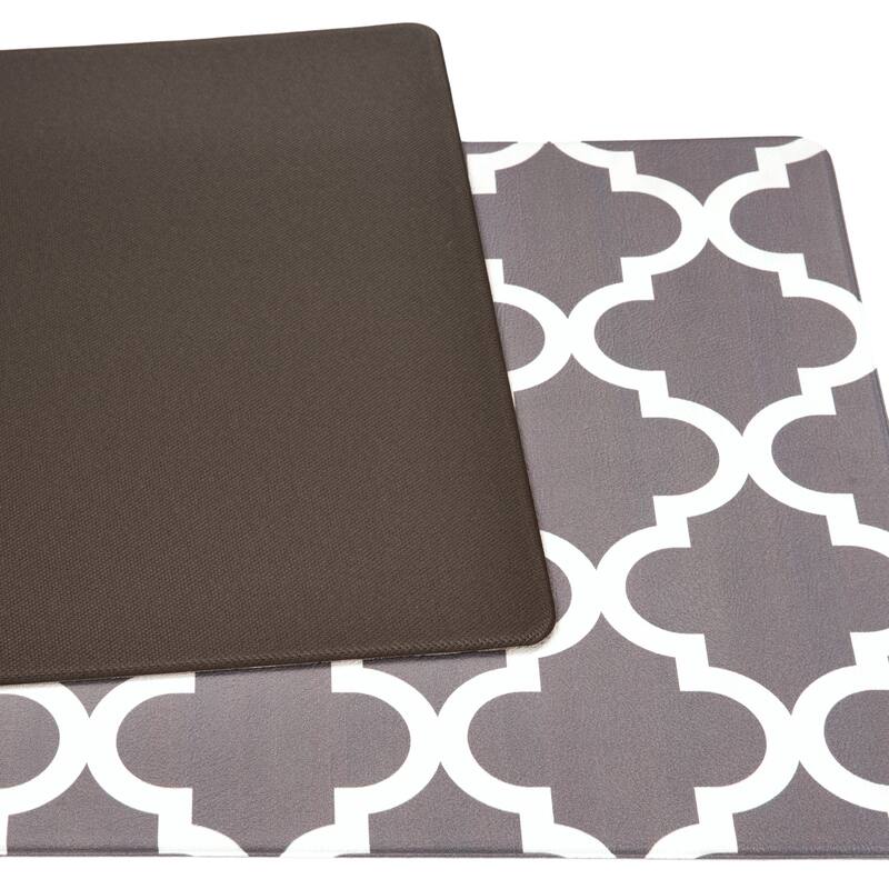World Rug Gallery Moroccan Trellis Anti Fatigue Mat