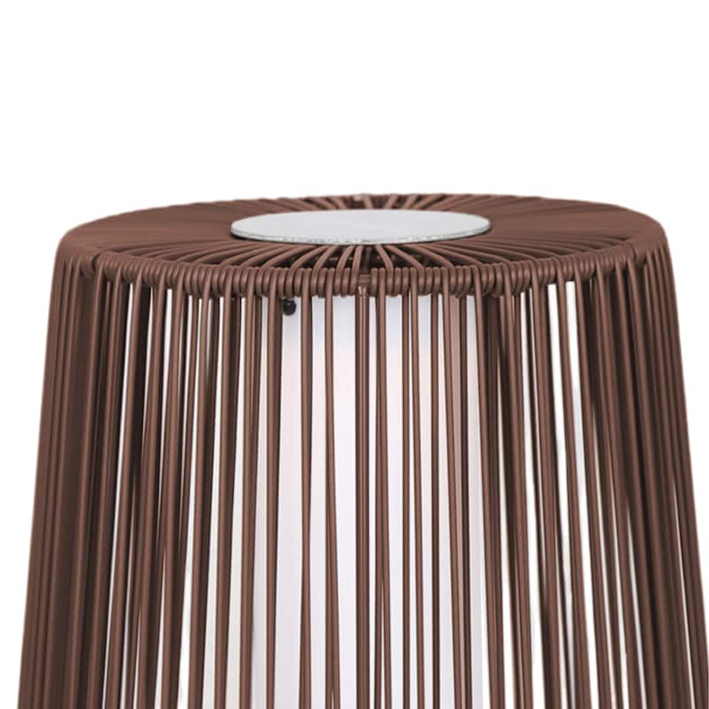 2 Pack Outdoor Waterproof Rattan Solar Light