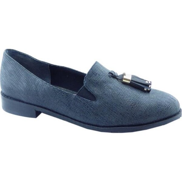 Shop Ros Hommerson Women's Dixie Tassel Loafer Charcoal Leather - Free ...