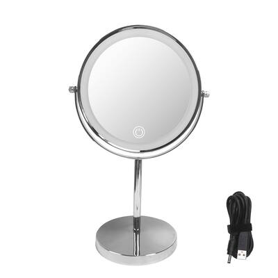 15" x 15" Makeup Mirror with Light Dimmable Touch Control