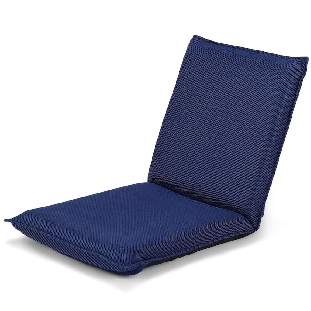 Gymax Adjustable 6-Position Floor Chair Folding Lazy Man Sofa Chair