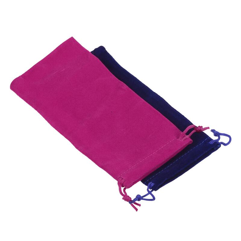 Drawstring Gift Bags 2Pcs Soft Flannel Cloth Storage Pouch for Jewelry