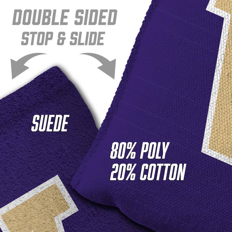 Washington Huskies NCAA Dual Sided Pro Stop & Slide Cornhole Bags