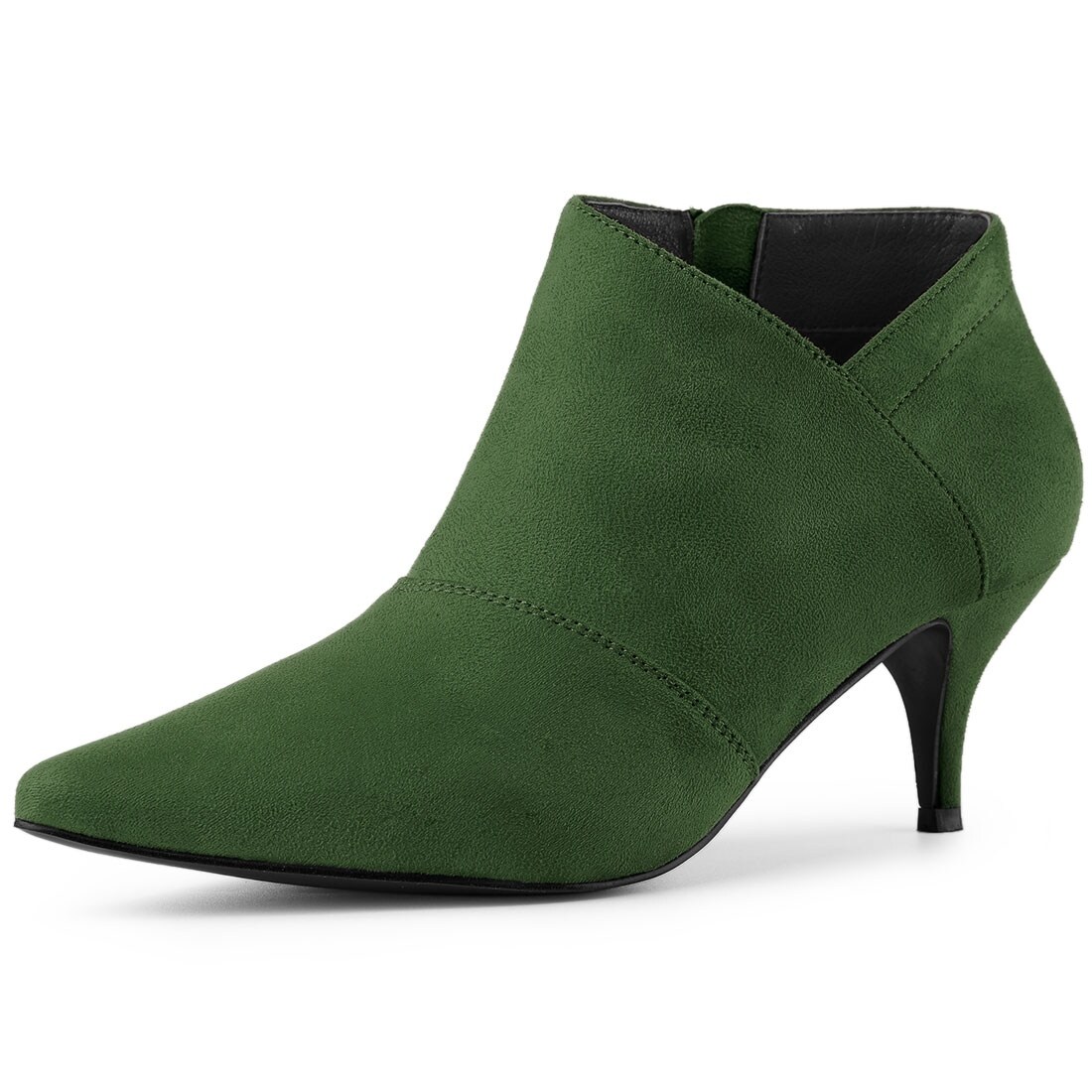 green kitten heel shoes uk