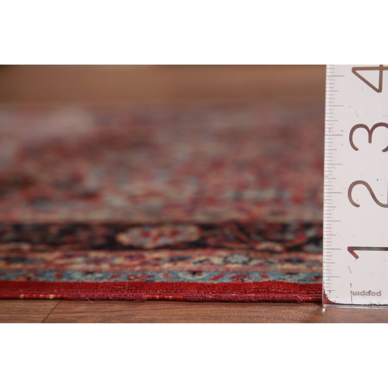 Vegetable Dye Senneh Accent Rug Handmade Wool Carpet - 3'4" x 5'0"