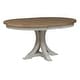 preview thumbnail 12 of 10, Farmhouse Reimagined Antique White Pedestal Table