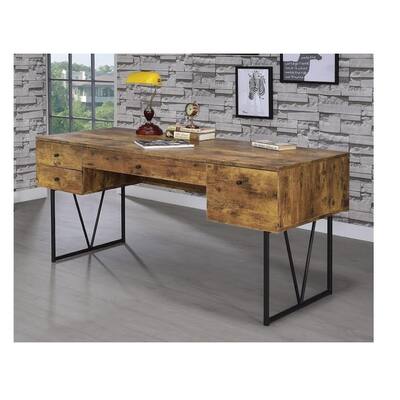 Writing Desk in Antique Nutmeg Finish by Avery Oaks Furniture