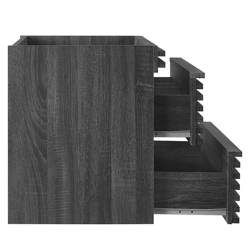 Render 30" Wall-Mount Bathroom Vanity (Sink Basin Not Included)