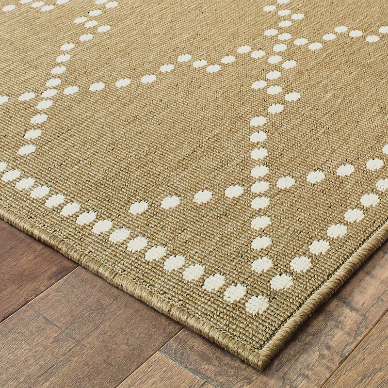Style Haven Marianna Geometric Trellis Indoor Outdoor Area Rug