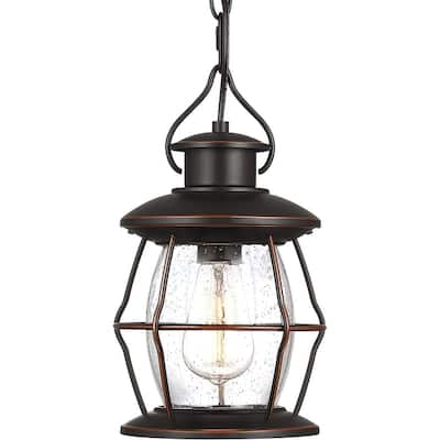 Farmhouse hanging light fixture bronze hanging lamp industrial pendant light