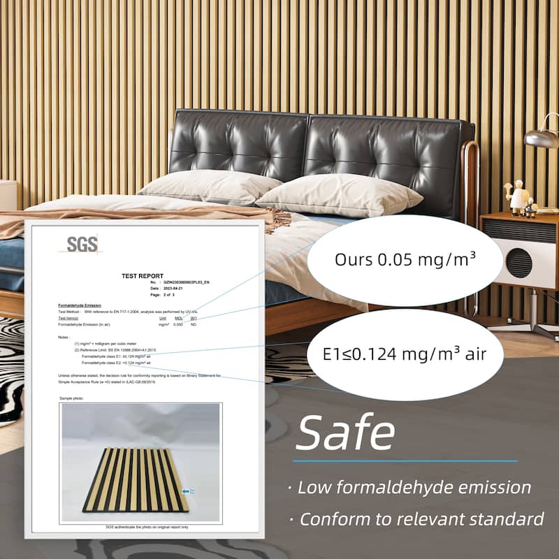 Art3d 2-Pack MDF Acoustic Grille Panels – 24"x95.7" Sound-Absorbing Wall Panels - N/A