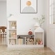 preview thumbnail 8 of 16, Kids Bookshelf with Reading Nook, Bookcase with Seat Cushion