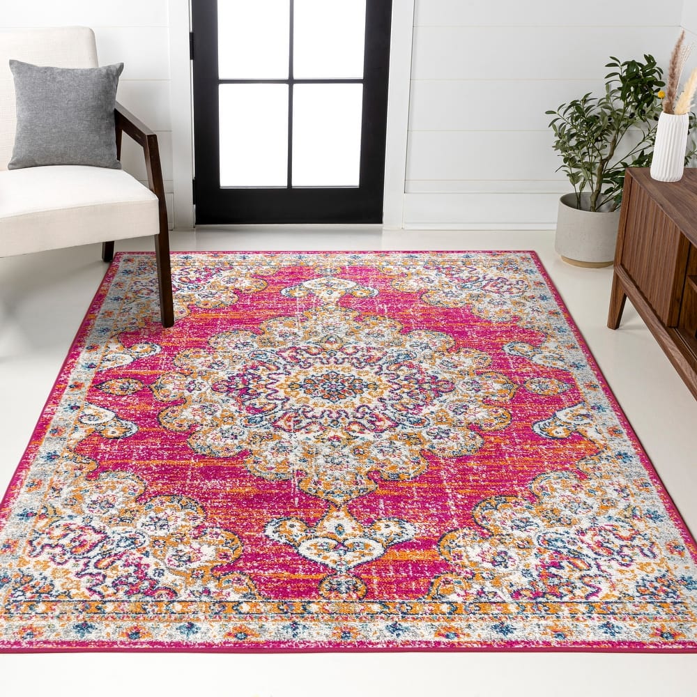 JONATHAN Y Boho FLAIR Medallion Area Rug
