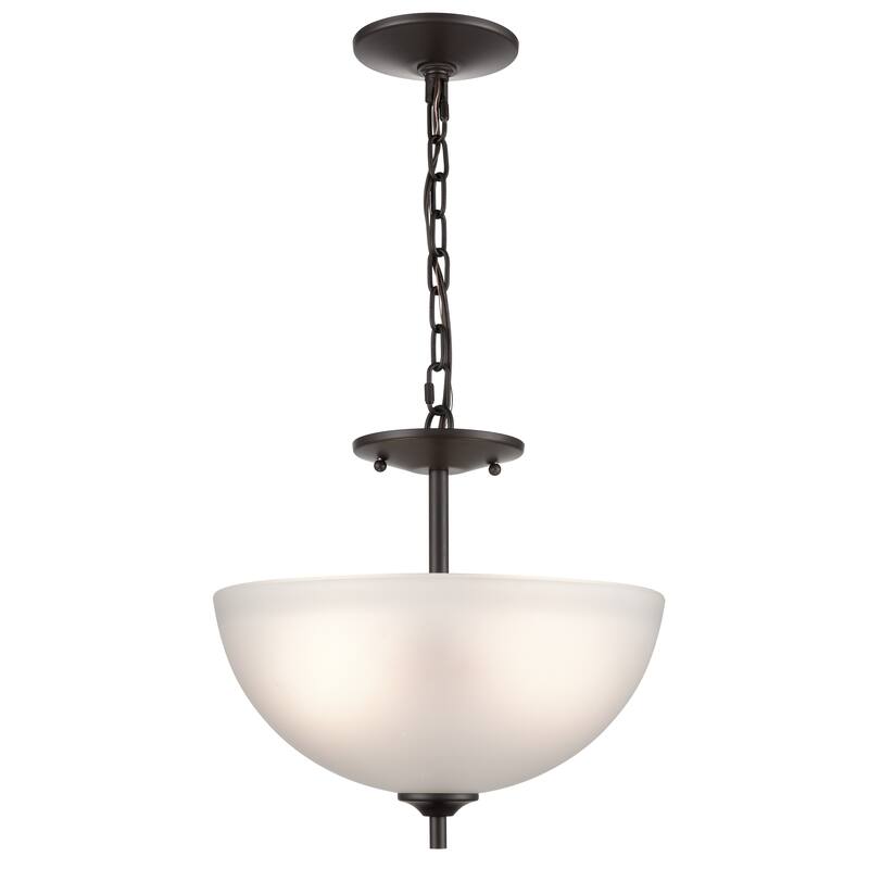 Jackson 14-inch Wide Pendant in Oil Rubbed Bronze - 2-Light