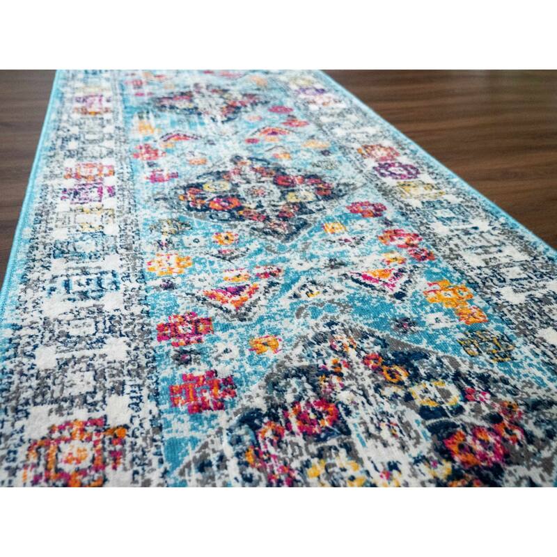Tigris Patara Traditional Oriental Medallion Vintage Area Rug