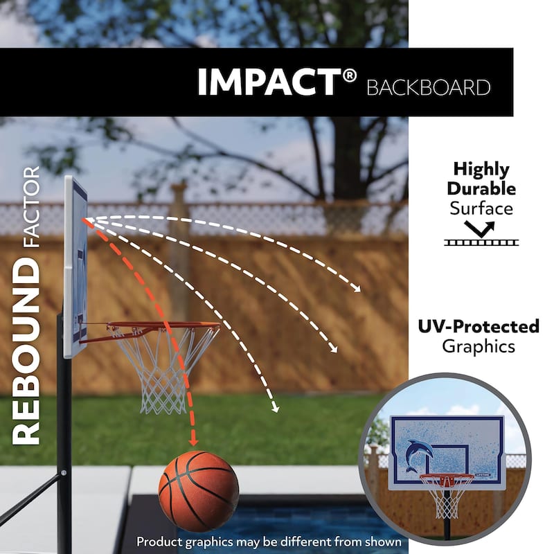 Lifetime, Basketball 44-Inch Impact Poolside Portable - 44"