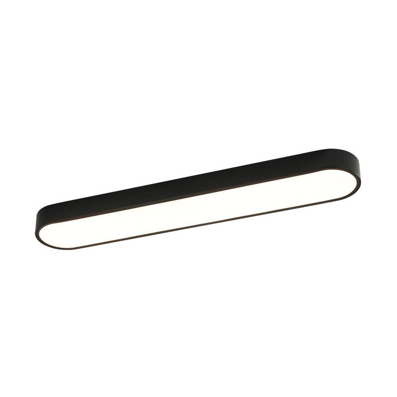 Contemporary Dimmable LED Streamlined Oval Flush Mount 31.5in