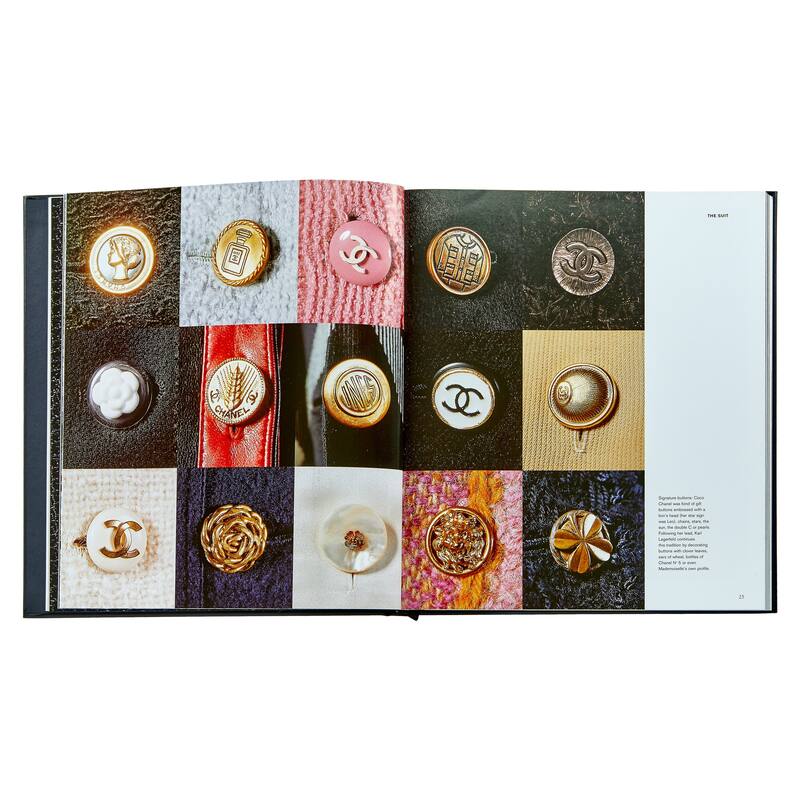 Graphic Image Chanel Collections & Creations Coffee Table Book, Leather, Black