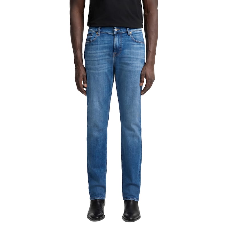 7 For All Mankind Men's Slimmy Slim Fit Jeans - Vernon - 33 Inch Waist
