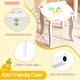 preview thumbnail 9 of 8, Gymax Kids Vanity Table Set Tri-Folding Mirror Pretend Play Dressing