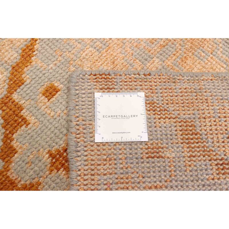 ECARPETGALLERY Hand-knotted Tangier Light Blue Silk, Wool Rug - 5'2 x 7'6