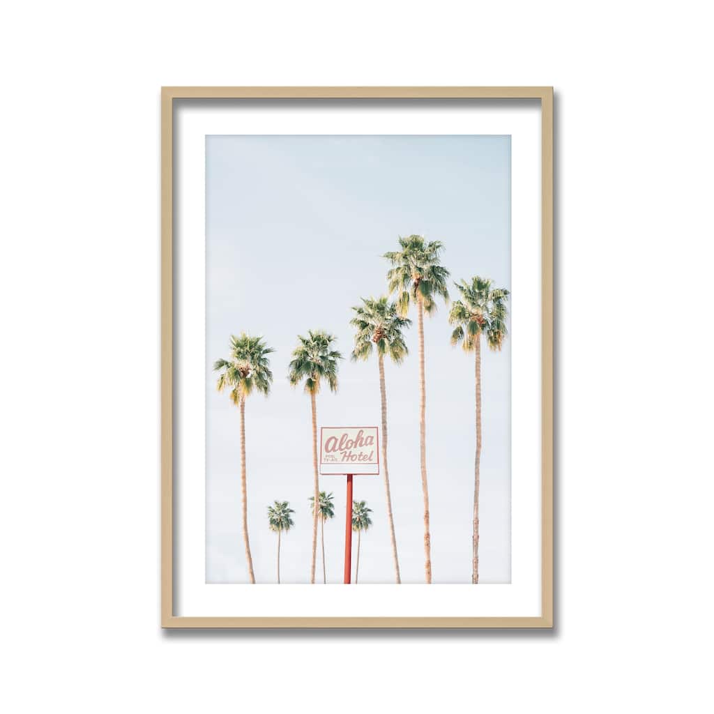 "Aloha Hotel" Framed Print Wall Art by Kathrin Pienaar