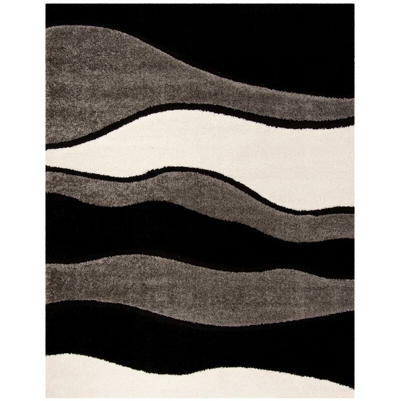 SAFAVIEH Florida Shag Cirilla Abstract Wave 1.2-inch Thick Rug