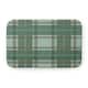Scotish Plaid Pet Feeding Mat for Dogs and Cats - Green - 24" x 17"
