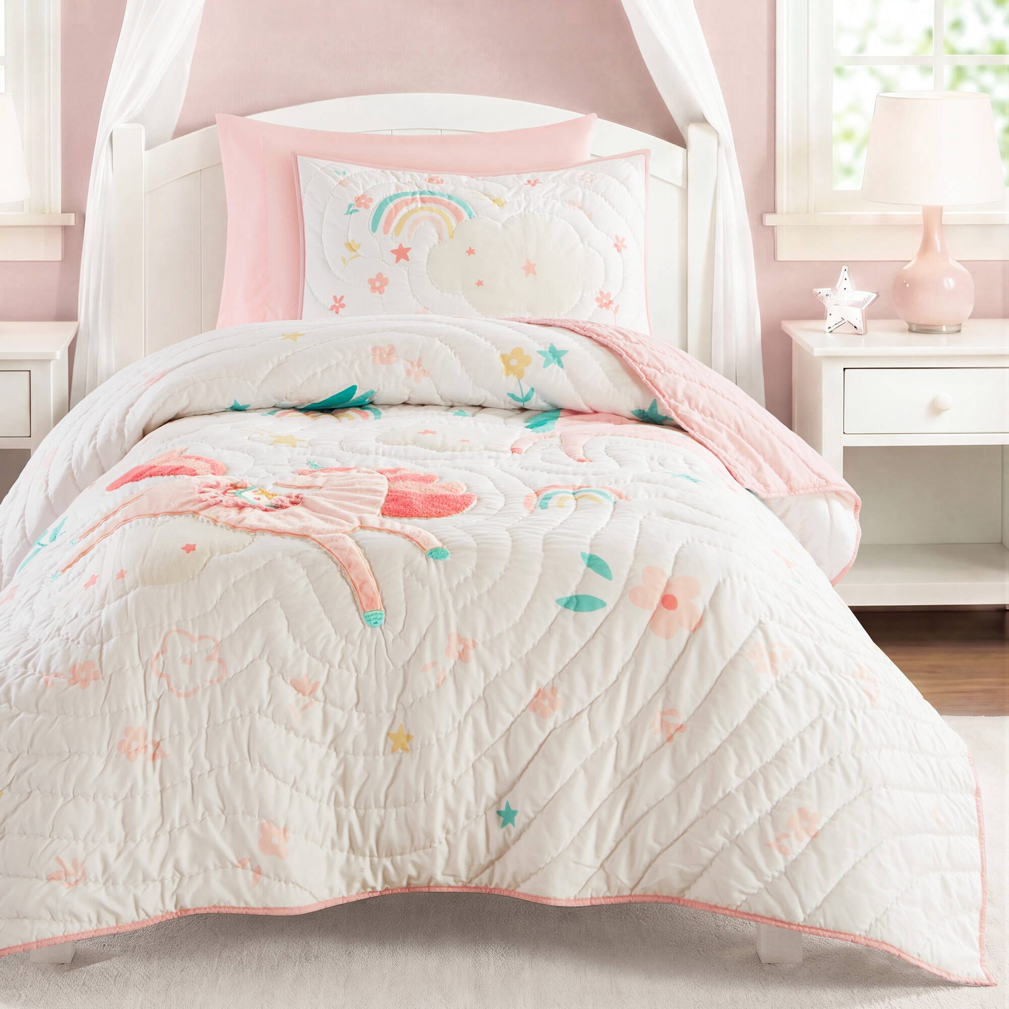 Intelligent Design Kids Unicorn Dream Quilt Set