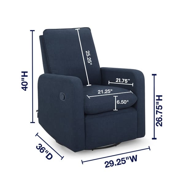 dimension image slide 1 of 4, babyGap Cloud Recliner with LiveSmart Evolve - Sustainable Performance Fabric