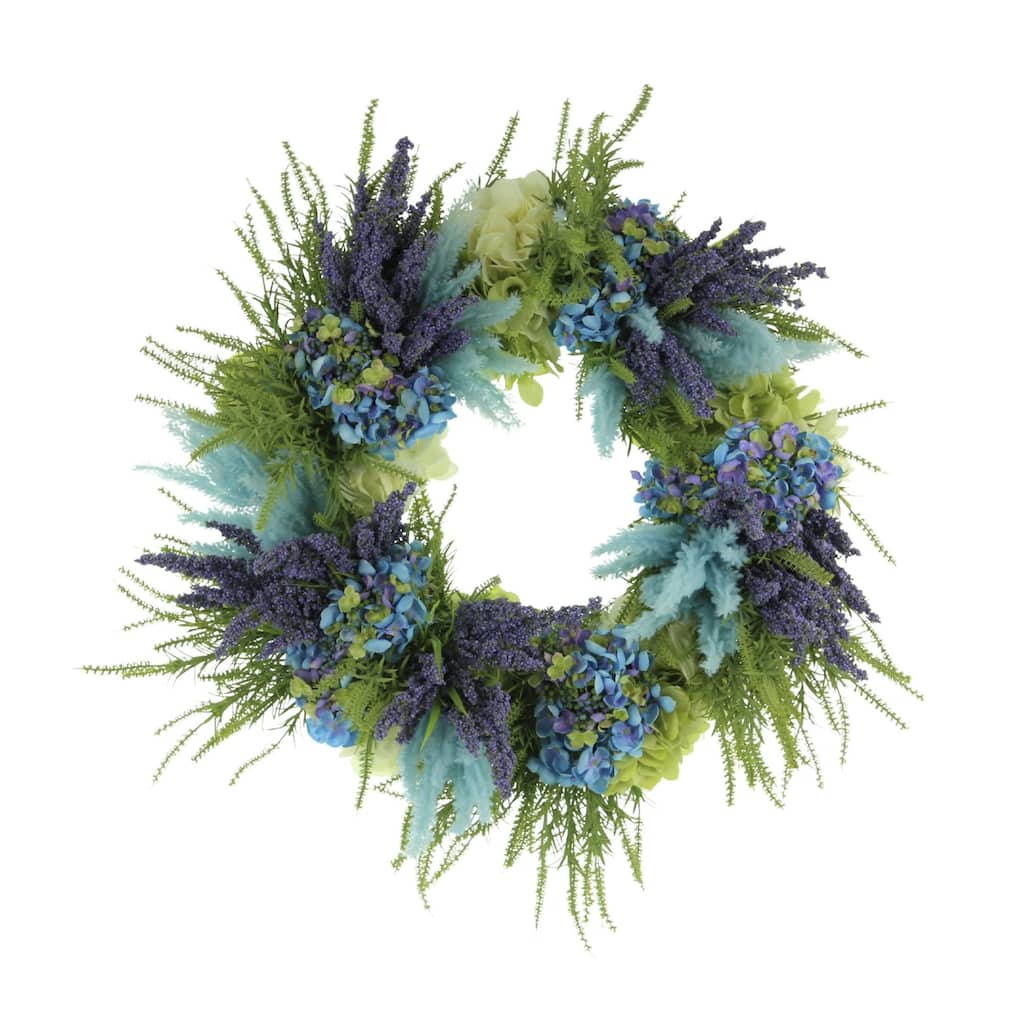 Lavender, Hydrangea and Astilbe Wreath