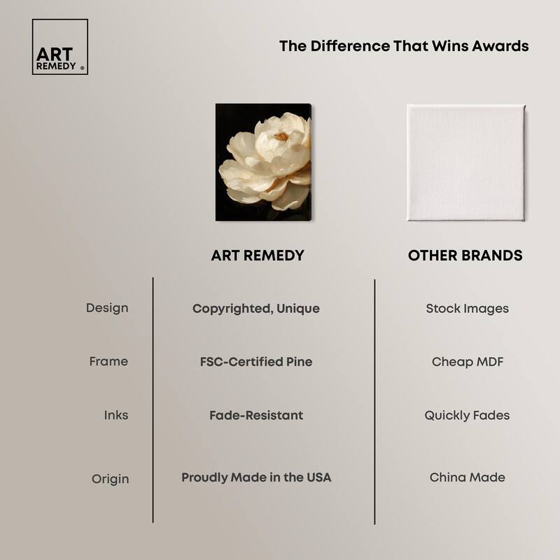 Dramatic Bloom Canvas by Art Remedy, Gallery Wrapped