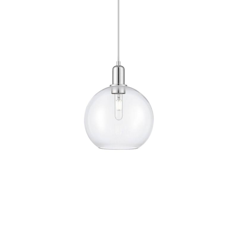 Innovations Lighting 716-1P-13-10 Athens Pendant Athens 10" Wide Mini - Polished Chrome / Clear