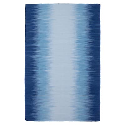ECARPETGALLERY Flat-Weave Ankara FW Light Blue Wool Kilim - 5'2 x 8'1