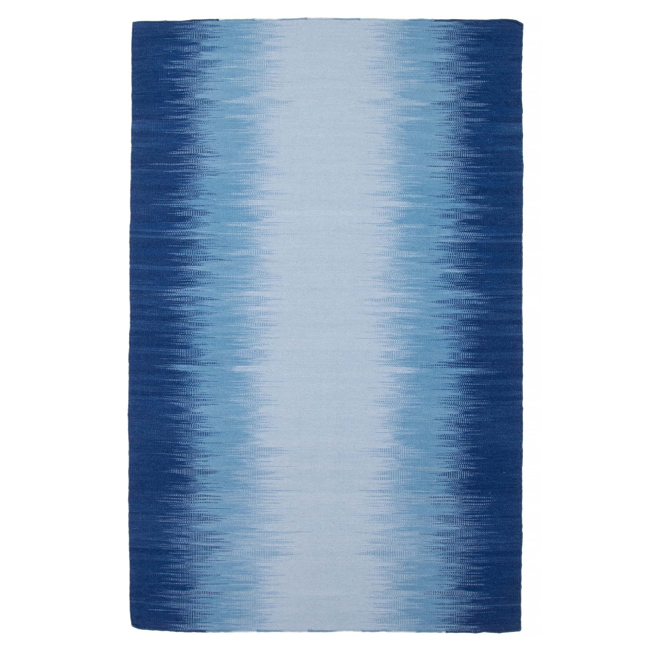 ECARPETGALLERY Flat-Weave Ankara FW Light Blue Wool Kilim - 5'2 x 8'1