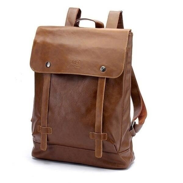 Shop Men S Bags School Backpacks Casual Travel Backpacks Bag Leather Handbags On Sale Overstock 31430272