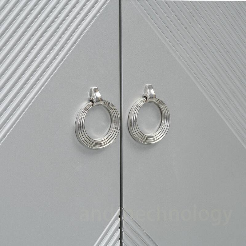 Geometric Patterns MDF Cabinet