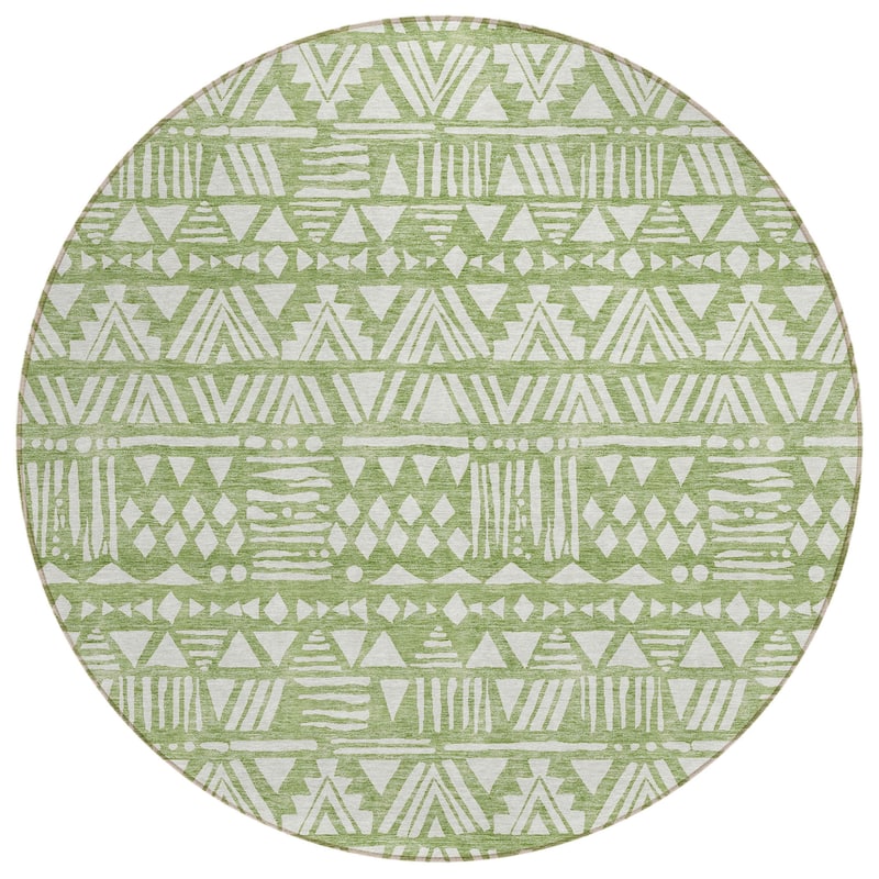 HomeRoots Southwestern Transitional Rectangle Outdoor Rug