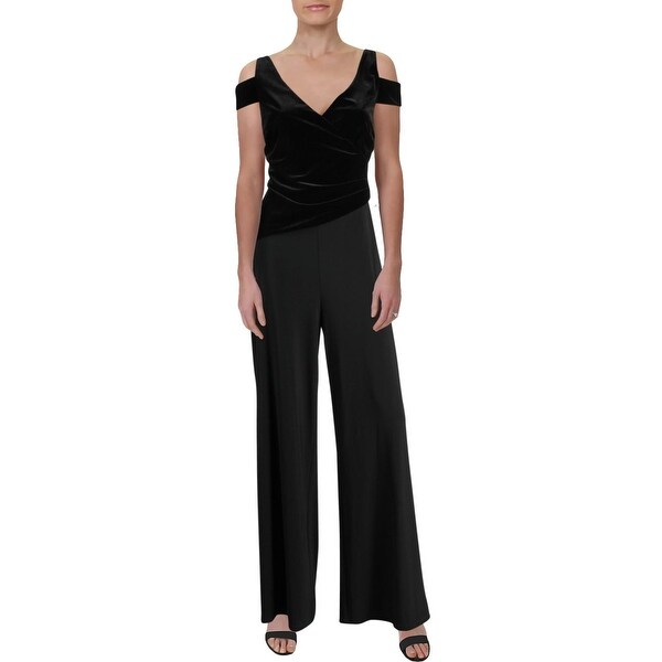 ralph lauren velvet jumpsuit