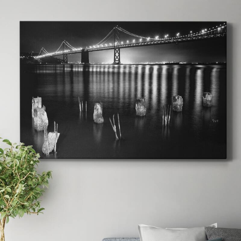 Night Reflections Premium Gallery Wrapped Canvas - Ready to Hang