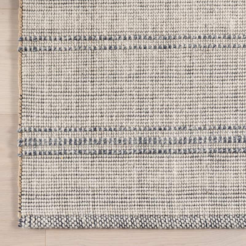 Nuloom Garnet Striped Wool Area Rug